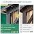 YITAHOME 12x20ft Gazebo Hardtop Canopy Heavy Duty Double Roof Outdoor w/Nettings and Curtains, Upgraded Aluminum Column Galvanized Steel Vertical Stripes Roof for Patio, Backyard, Deck, Lawns, Brown