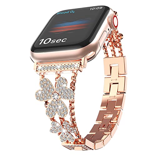 Bling Metal Bands for Apple Watch 41mm/38mm/40mmm/42mm/44mm/45mm/46mm/49mm