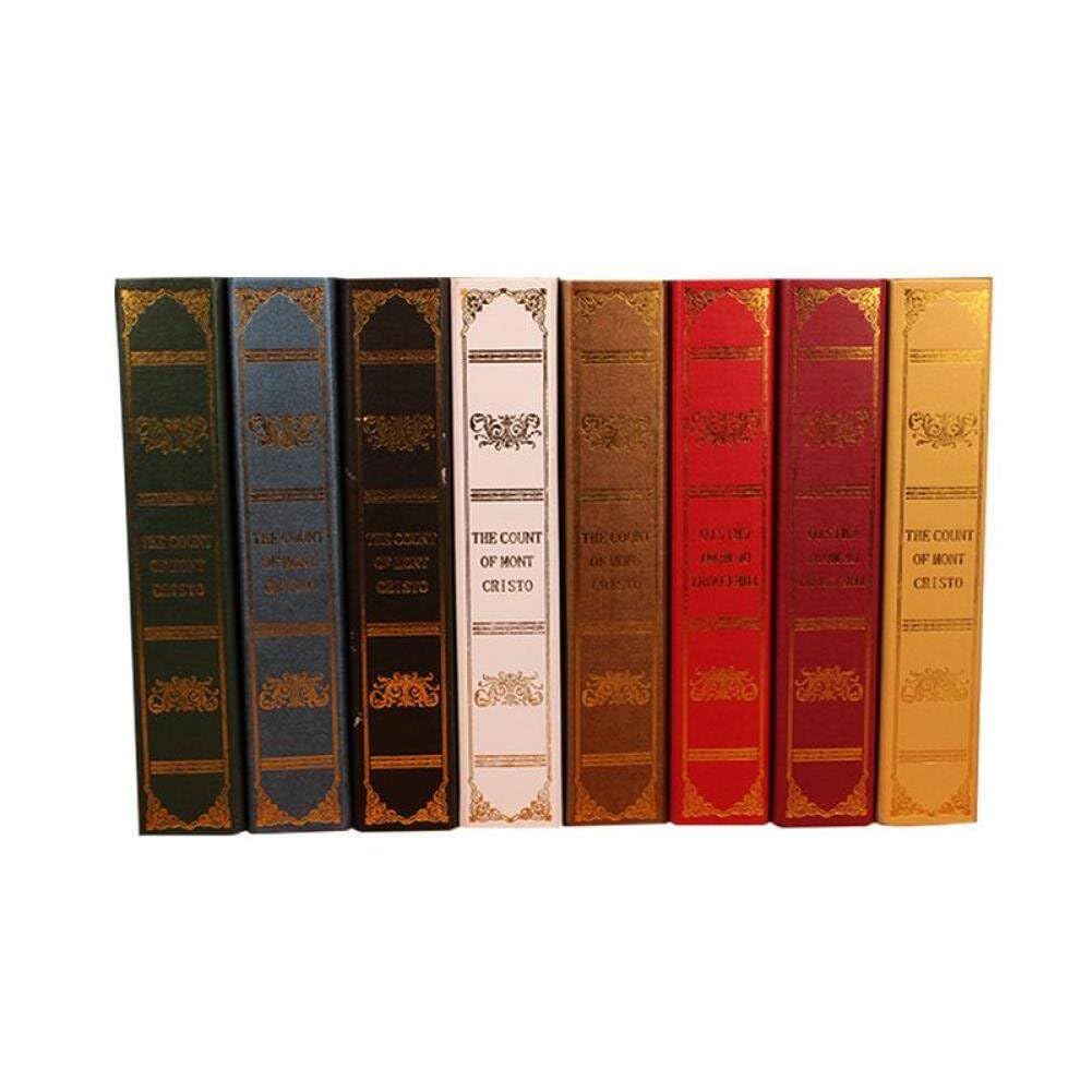 Lpitoy Home Decoration Simulation Book Study Prop Decoration Cafe Photography Props Bookcase Simulation Fake Book Random Color
