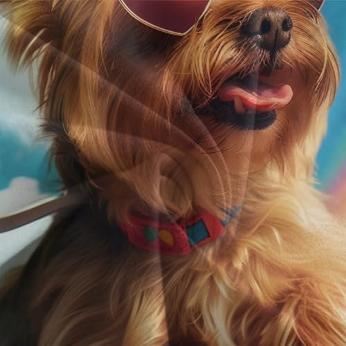 Parure de lit Yorkshire Terrier 3D en microfibre 140x200 cm avec taies - 7