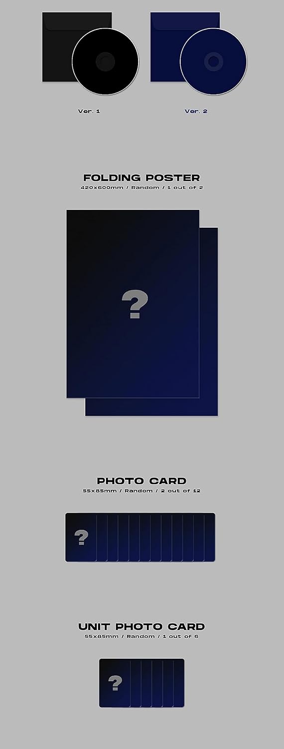 TIOT Frame the Blueprint : Prelude to Possibilities PRE DEBUT Album 2 Version SET CD+80p PhotoBook+1p Folding Poster on Pack+2p PhotoCard+1p Unit PhotoCard+2ea Sticker+1p ID Photo+Tracking Sealed