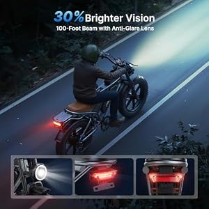 Electric Bike for Adults, 2000W Peak Motor, 70-160 Mi Range, Moped Ebike — photo 6 of 6