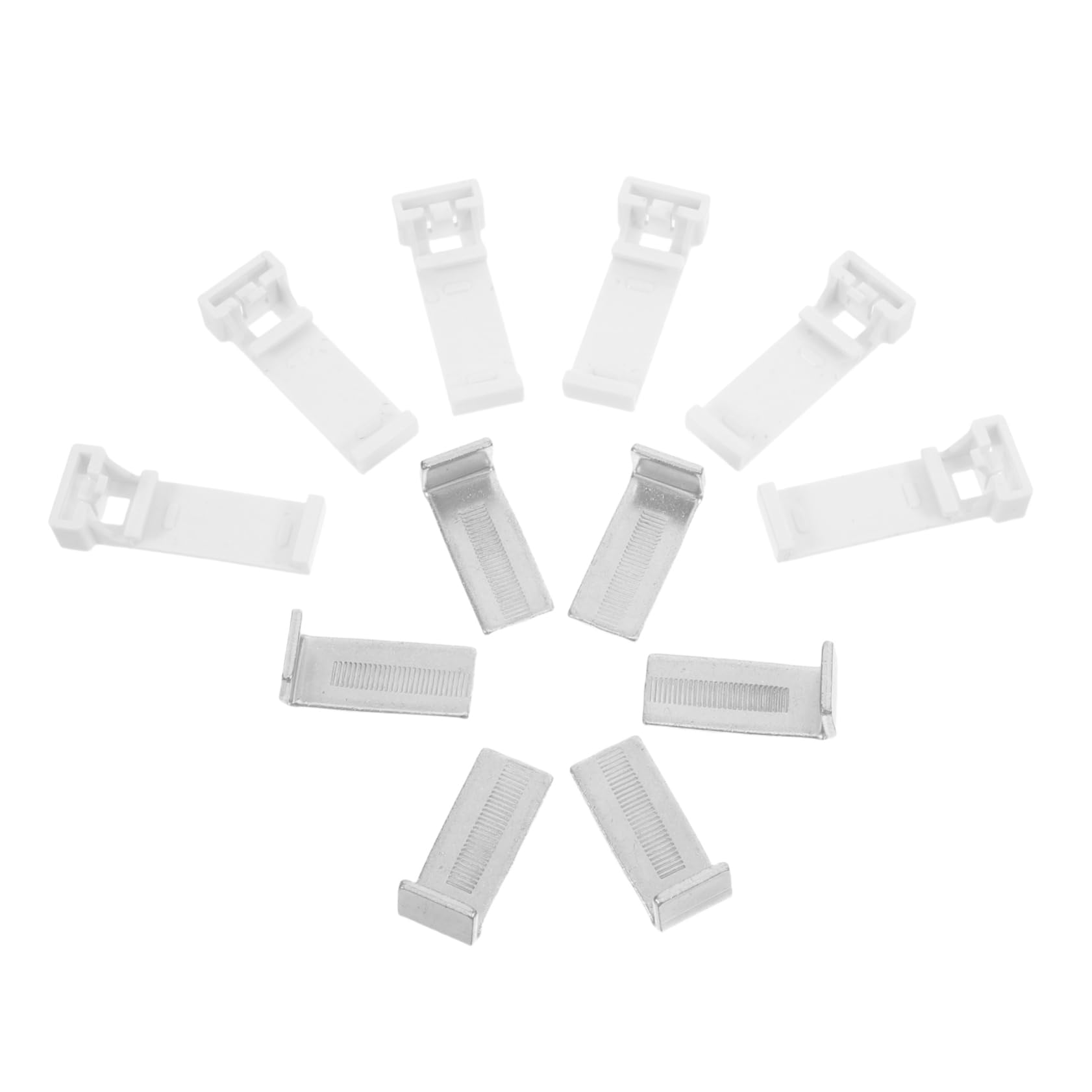 BESTYASH 6pcs Window Shade Mount Brackets Easy Adhesive Installation for Roller Shades and Double Roller Blinds No Drilling Required Secure and Versatile Curtain Holders