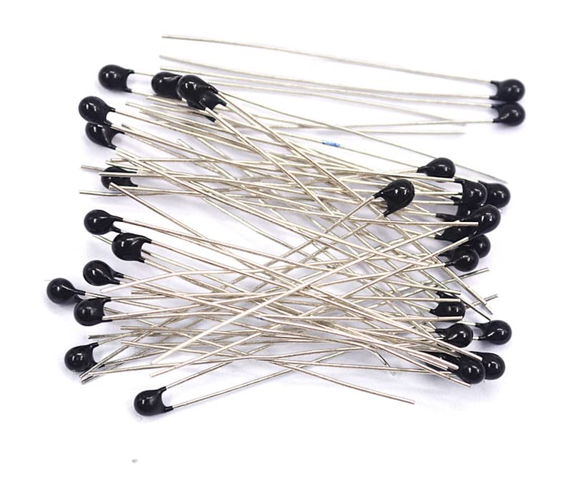 Miniatura 5 de Fielect NTC - Resistencias de termistor MF52-1033435 10K ohmios, limitador de corriente de entrada de 10K ohmios, paquete de 60