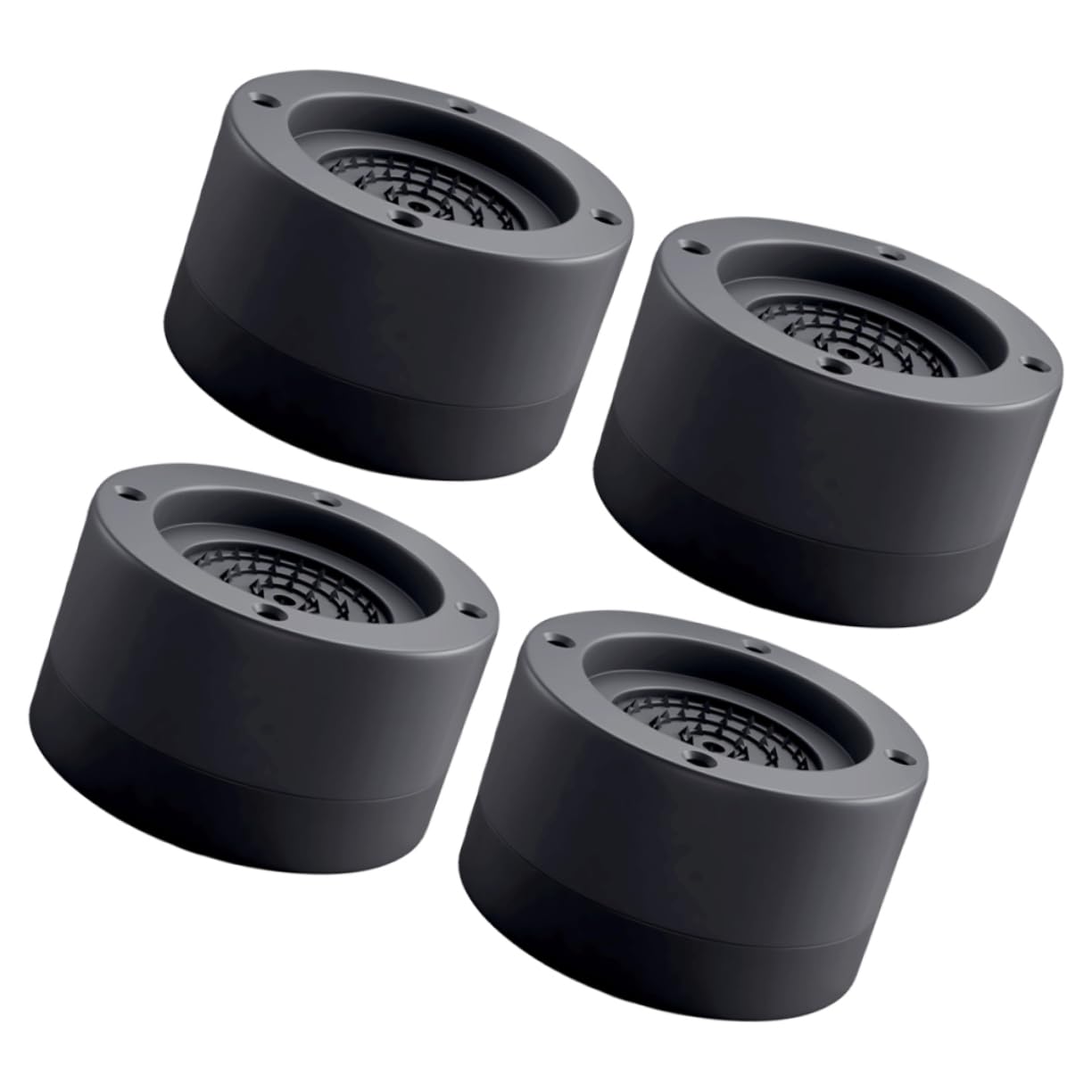 GLEAVI 12pezzi Tappetini Antivibrazione Per Lavatrice e Asciugatrice Stabilizzatori Antiscivolo Per Elettrodomestici Assorbimento Shock e Protezione Pavimenti Compatibili Con Vari Modelli