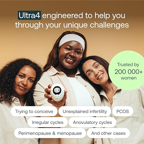 Image of Mira Ultra4 Fertility Monitor & Ovulation Test Kit, Track 4 Key Fertility Hormones LH, PdG, E3G, and FSH for Family Planning & Pregnancy, Digital Results at Home with the Analyzer + Mira App, 20 Tests