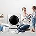 COSTWAY 1700W Electric Portable Clothes Dryer, 13.2 lbs Capacity Front Load Compact Tumble Laundry Dryer with Stainless Steel Tub, Easy Control Button Panel Downside for Variety Drying Mode, White