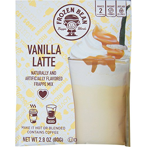 Frozen Bean Vanilla Latte Frappe Mix