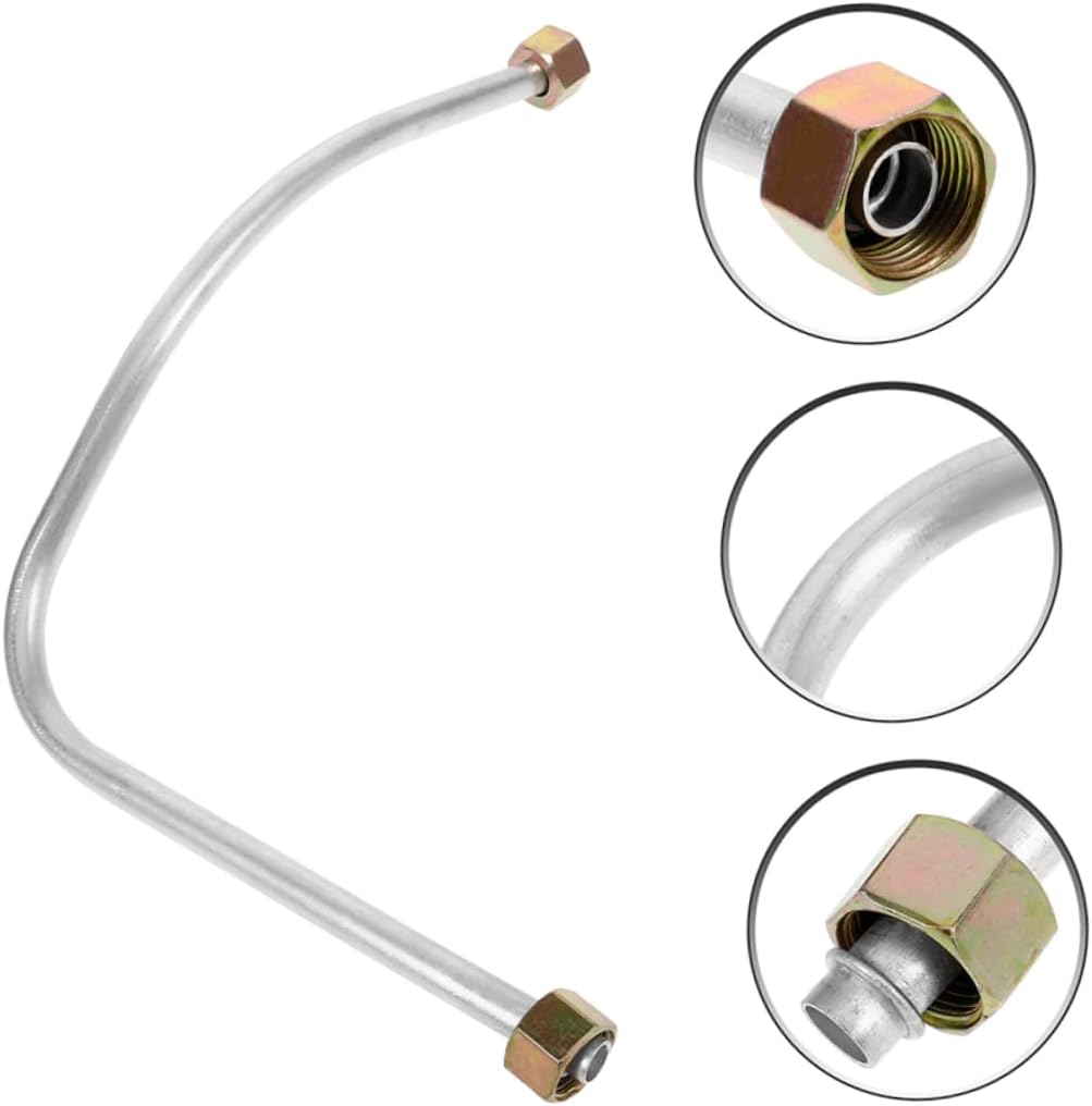 Lurrose 2pcs Aluminum Air Compressor Exhaust Tube Replacement Hose for Husky Air Compressor
