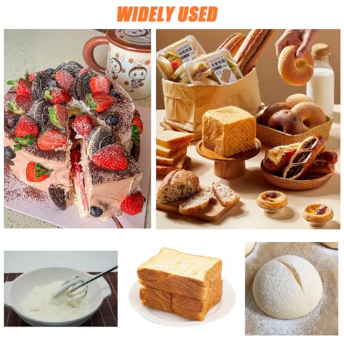 1400W 5 In 1 Multifunctional Stand Mixer, Electric Kitchen Mixer with Stainless Steel Bowl, 1.5L Glass Jar, Dough Hook, Beater, Whisk, 6 Speed Tilt-Head, Fermenta-tion Kitchen Mixer for Home - Image 4