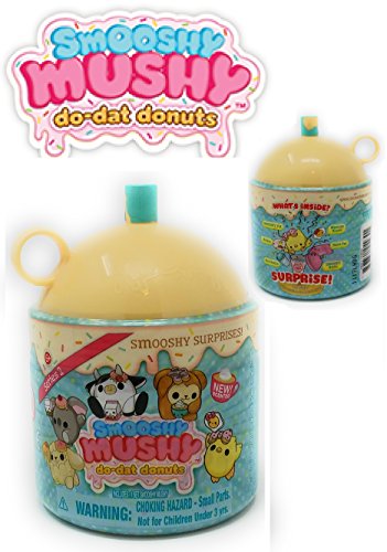 NEW! Smooshy Mushy SERIES 2 Surprise Do-Dat Donuts Squishy Surprise YELLOW - Slow Rise Collectible Toy, Collectible, Surprising and Fun