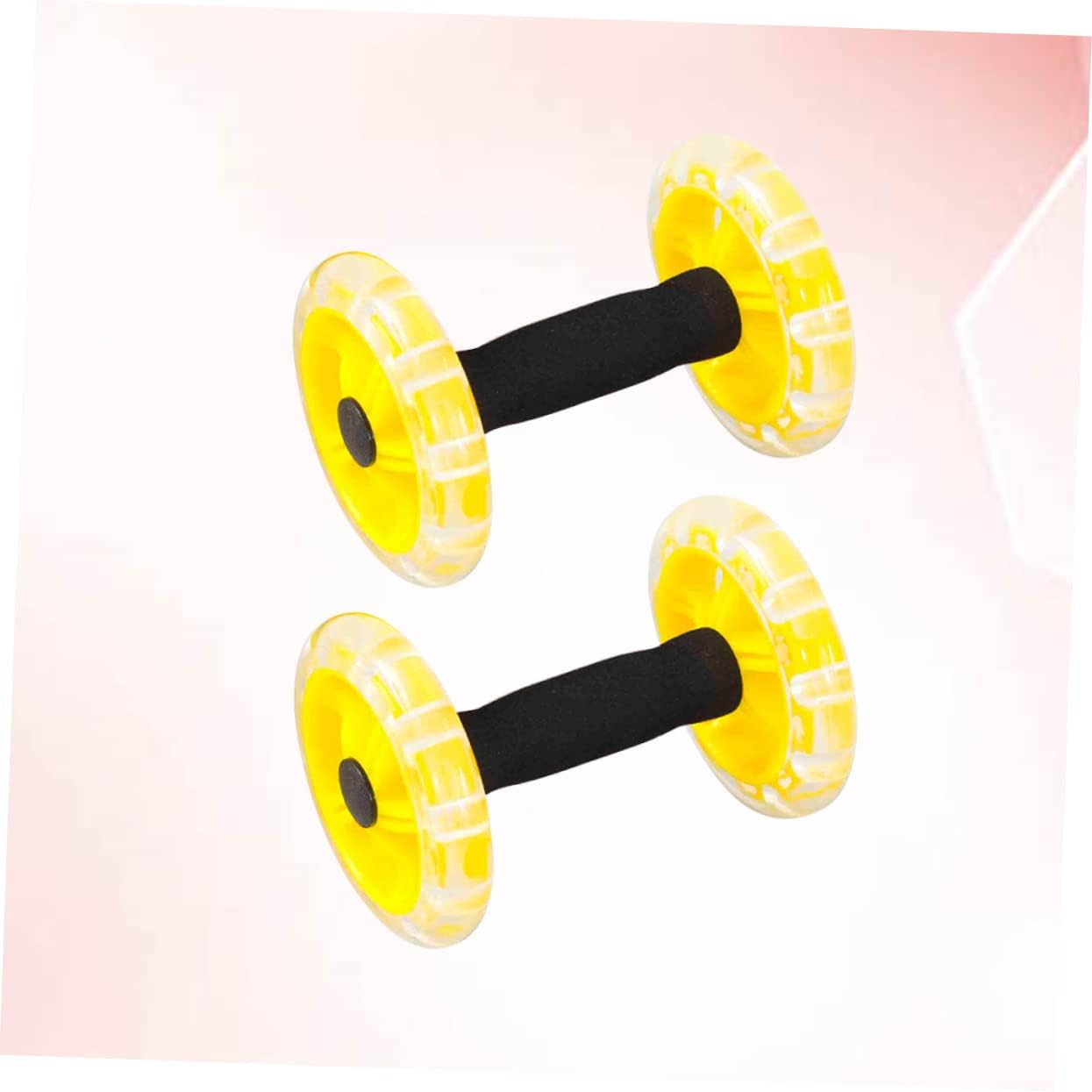 Garneck Dual Wheel Abdominal Exercise Roller for Fitness Lose Weight Equipment Ab Wheel for Women Men