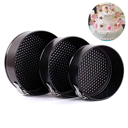 Springform Pan Non-Stick Cheesecake Pan,AFYBL Cake Pan Leakproof Baking Pan Bakeware 3pcs(7"/7.8"/8.7") for Pressure Cooker