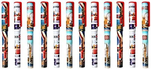 12 X LONDON BRITISH SOUVENIRS CROWN PENS ENGLAND PEN UNION JACK GIFT PEN UK PENS EUR 16,51 - IT - Foto 2