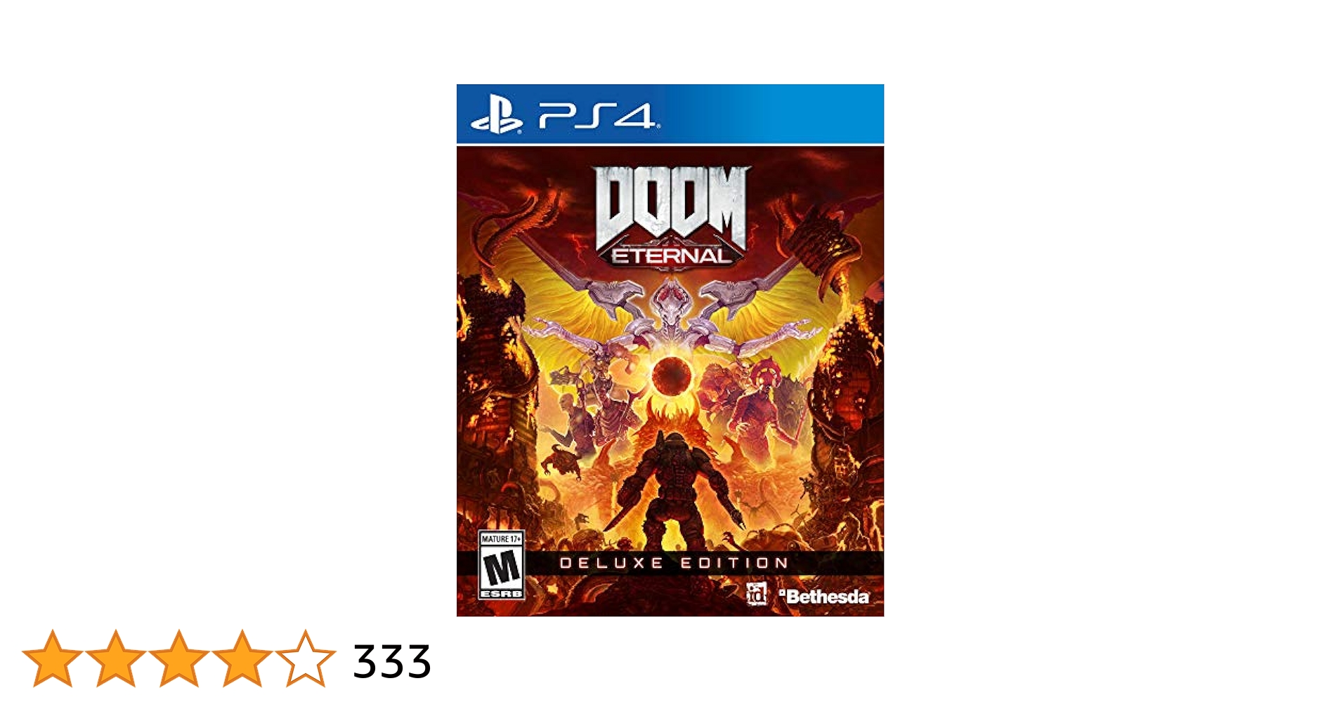 家庭用ゲームソフト PlayStation4 - DOOM Eternal PS4 Amazon.com: DOOM Eternal: Deluxe Edition - PlayStation 4