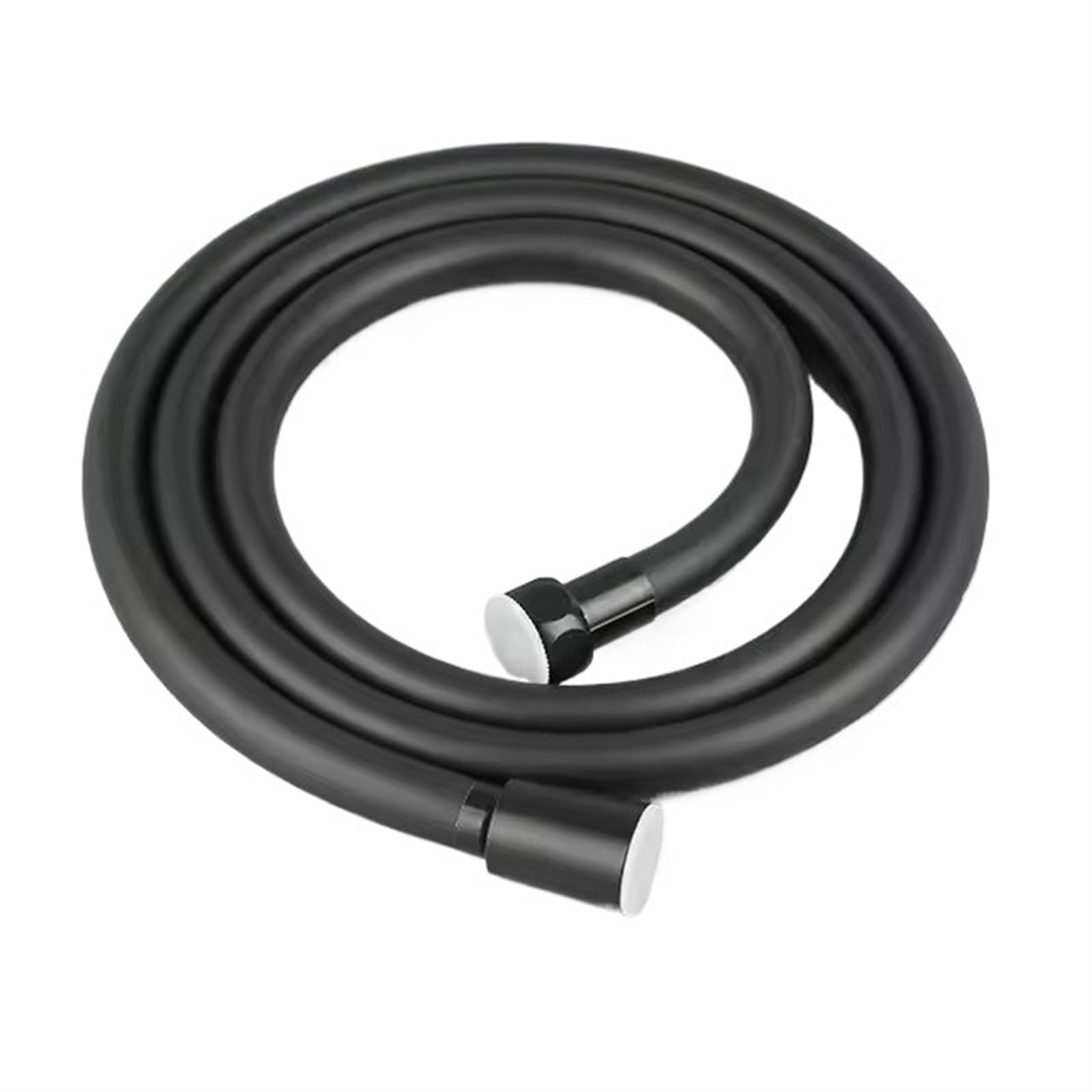 Shower Hose 1.5/2/3.0m PVC Handheld Shower Hose Bathroom GI/2 Universal Interface High Pressure Explosion-Proof Faucet Extension Pipe(Black,3.0M)