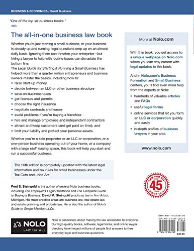 Legal Guide For Starting & Running A Small Business #TOP1