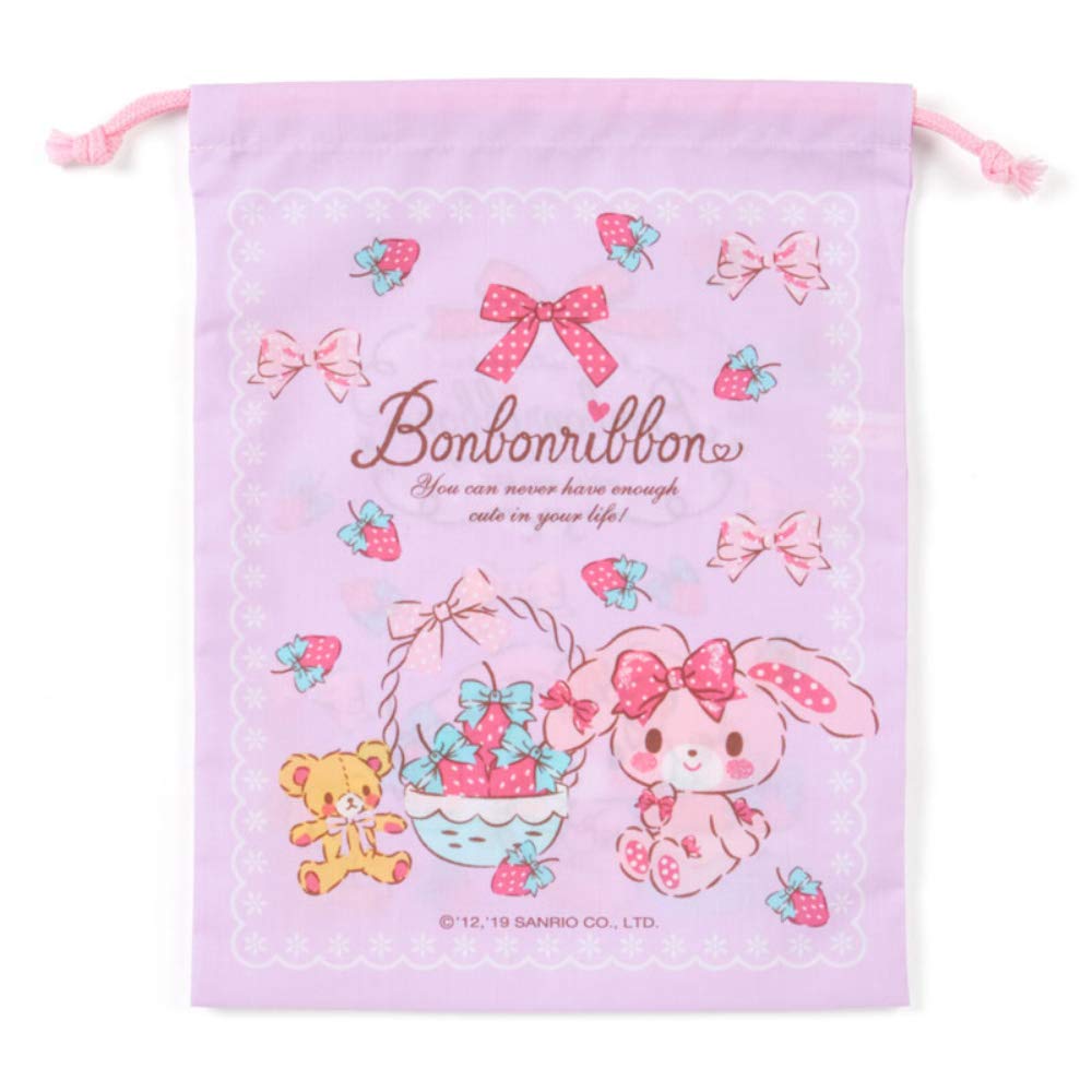 Amazon.co.jp: サンリオ(SANRIO) ぼんぼんりぼん 巾着M(いちご
