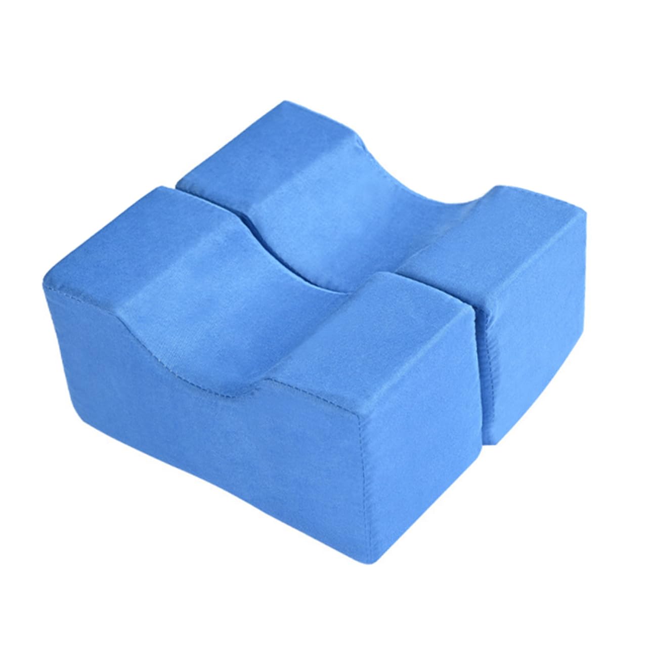 WOFASHPURET 2Pcs Foot Elevation Pillow Ankle Support Wedge Removable and Washable Leg Rest Cushion for Bedridden Patients Blue Foot Prop for Pressure Relief and Comfort