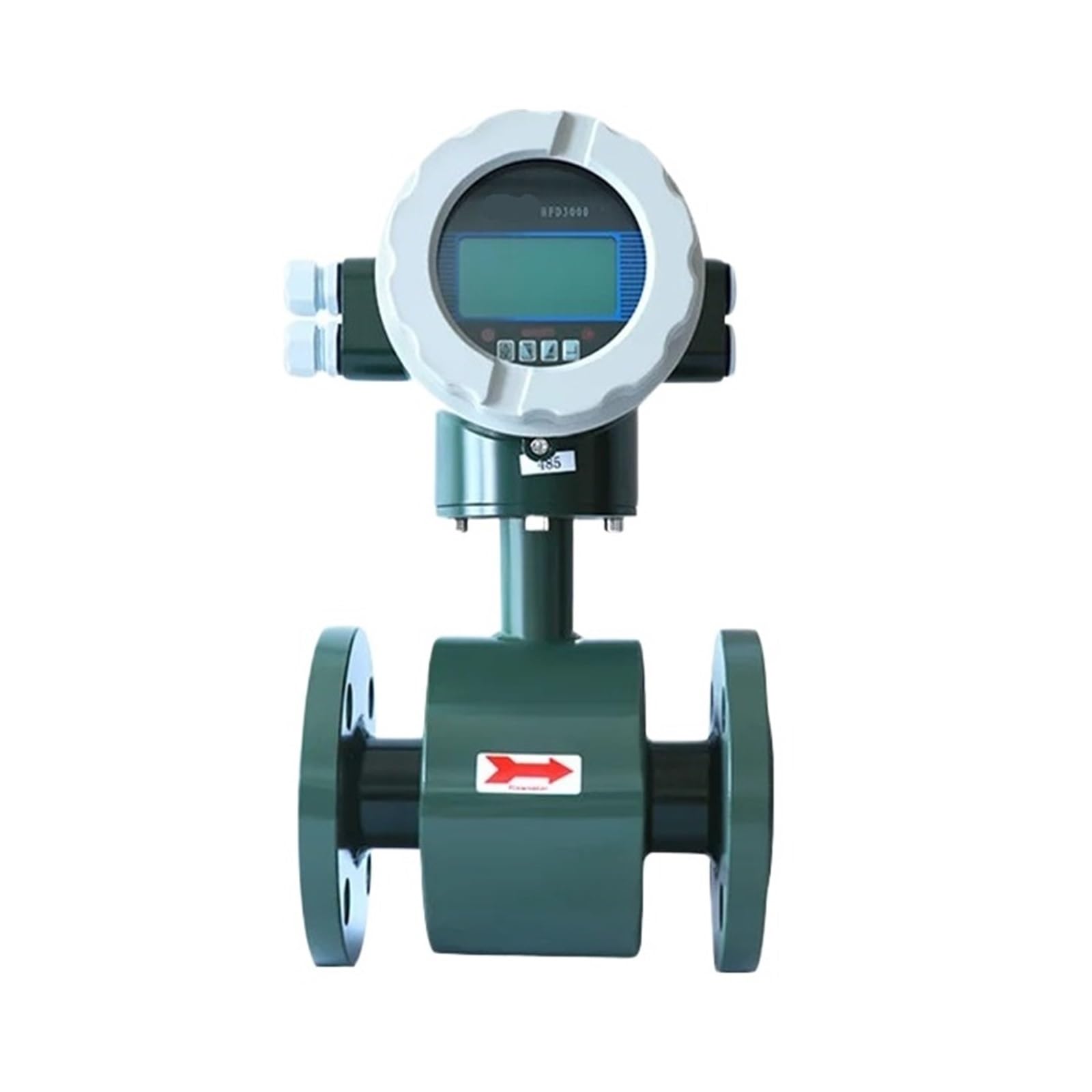 KSZHZYMGX Electromagnetic Flowmeter Seawater Wastewater Liquid Digital Display RS485 4-20mA Flow Monitoring(DN25)