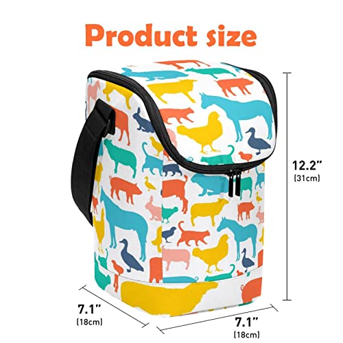 Bolsa de almuerzo térmica e impermeable para conservar comida en el exterior 5