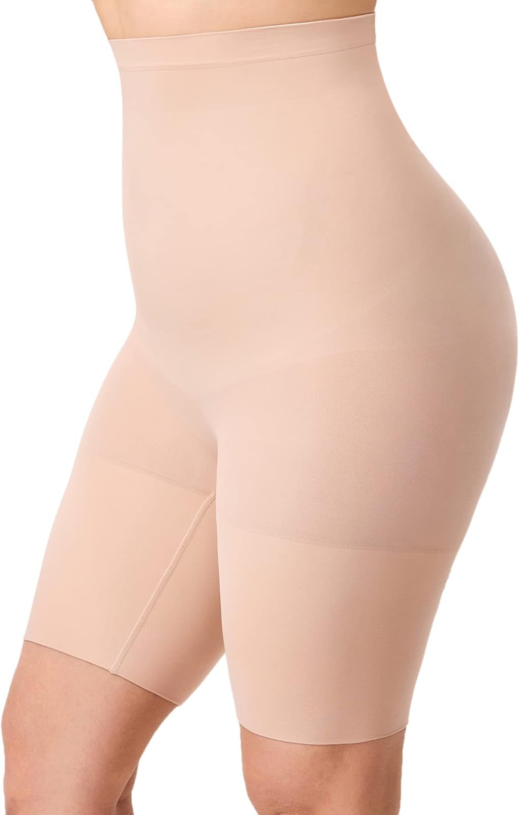 DELIMIRAWomen's Plus Size High Waist Control Panties Shapewear Thigh Slimmer