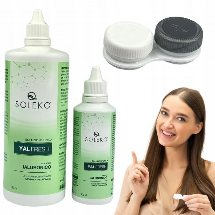 Soleko All in one Yalfresh Hyaluronic Acid Contact Lens Solution, 100 ml
