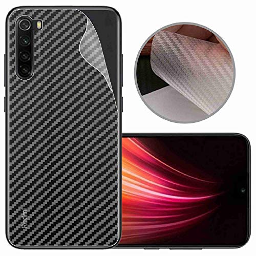 Image of Compatible with Redmi Note 8T Back Screen Protective Film Carbon Fiber Skin Transparent Screen Guard Sticker