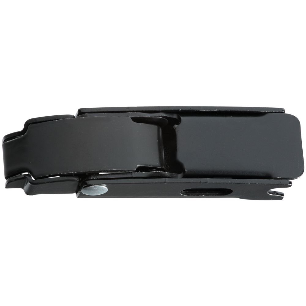 Loquet de serrage National Hardware V35 noir en acier robuste pour porte de jardin