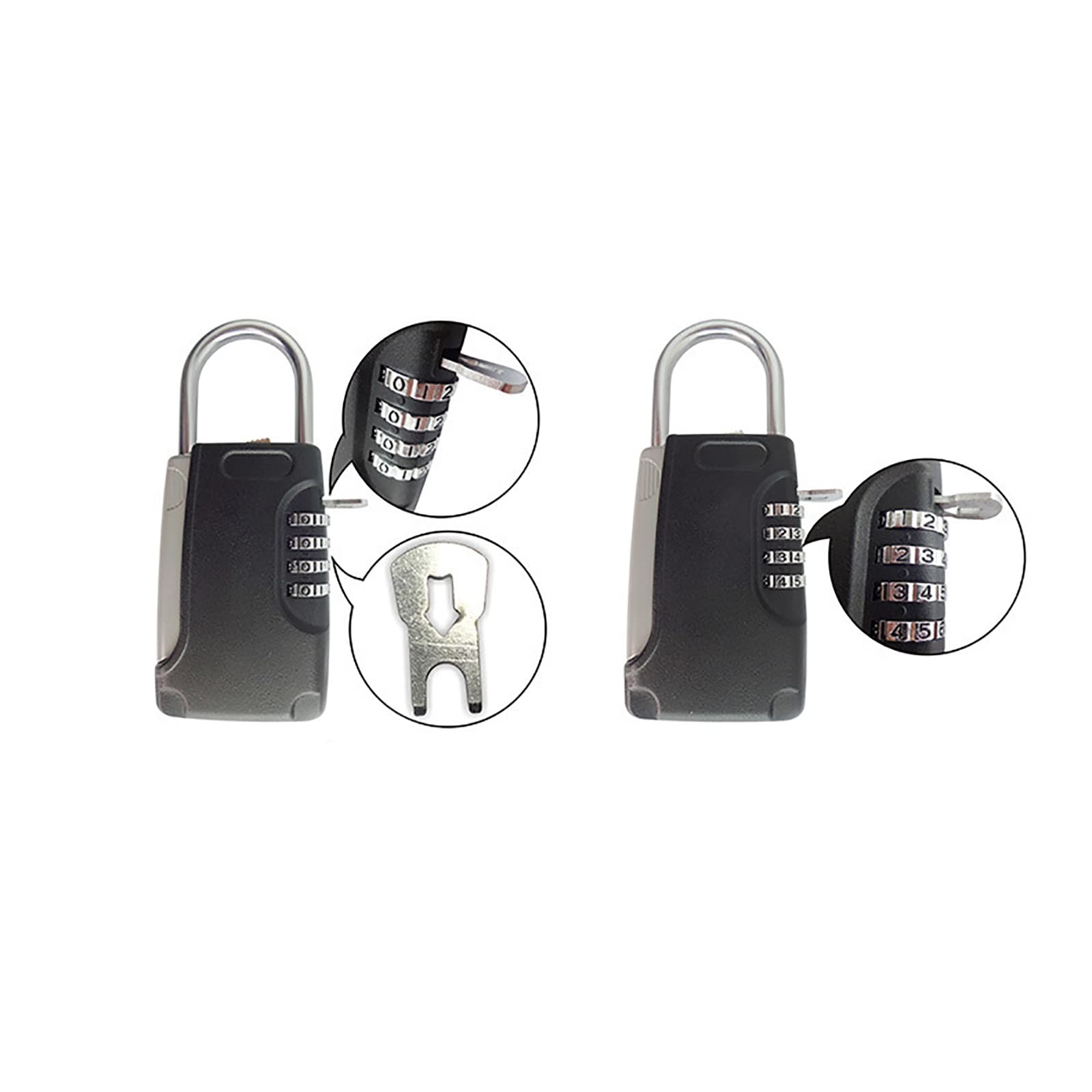 Scatola portachiavi con gancio – Portachiavi protetto da password per casa e ufficio Securi Solut per chiavi e piccoli anelli
