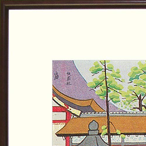 Amazon.co.jp: 徳力富吉郎『祇園社』木版画 風景画 建物 祇園神社 八坂