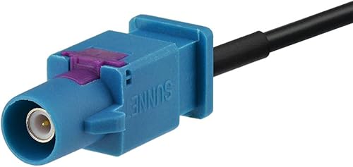 Miniatura 5 de Bingfu Fakra Z - Cable de extensión de antena de vehículo hembra a macho, 6.6ft, 6.5 pies, para automóvil, estéreo, Android, unidad principal GPS,