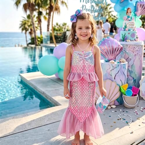Disfraz de Sirena para Niñas Pequeñas miniatura 4