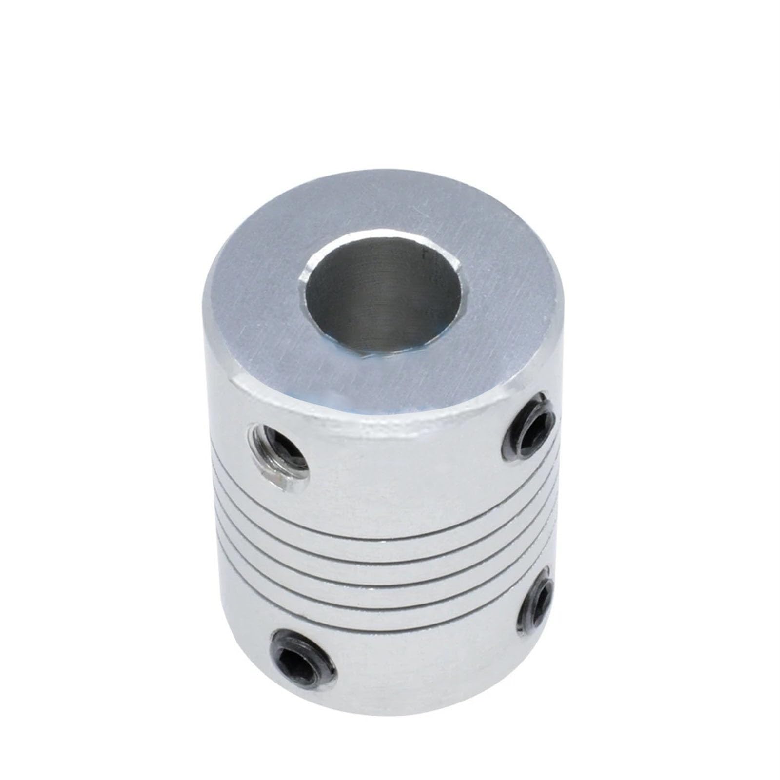Aluminio Plum Flexible, Acoplamiento de eje aluminio for Z, 19 mm diámetro, 25 longitud, for motor paso a, varios tamaños(5x8mm)