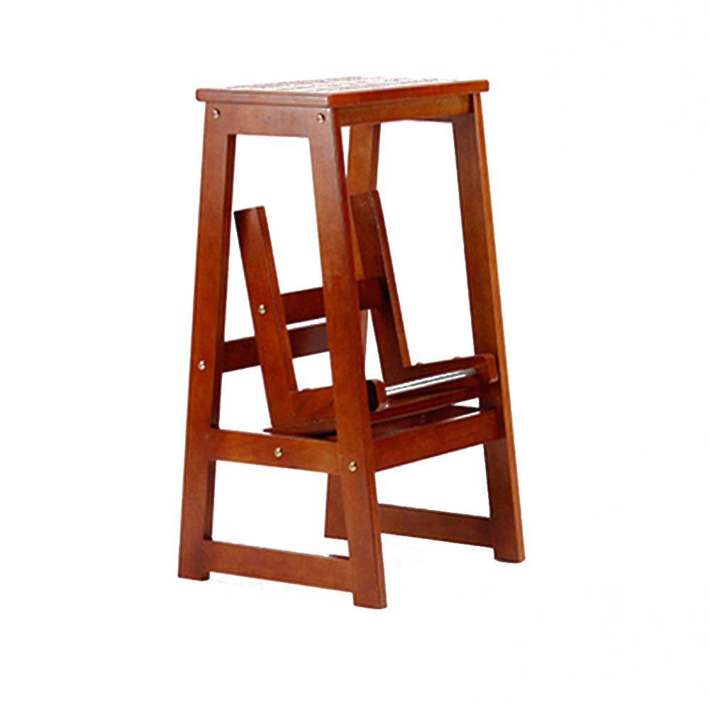 Tabourets 2 Marches Bois Massif LUNEZY pour Escaliers de Cuisine