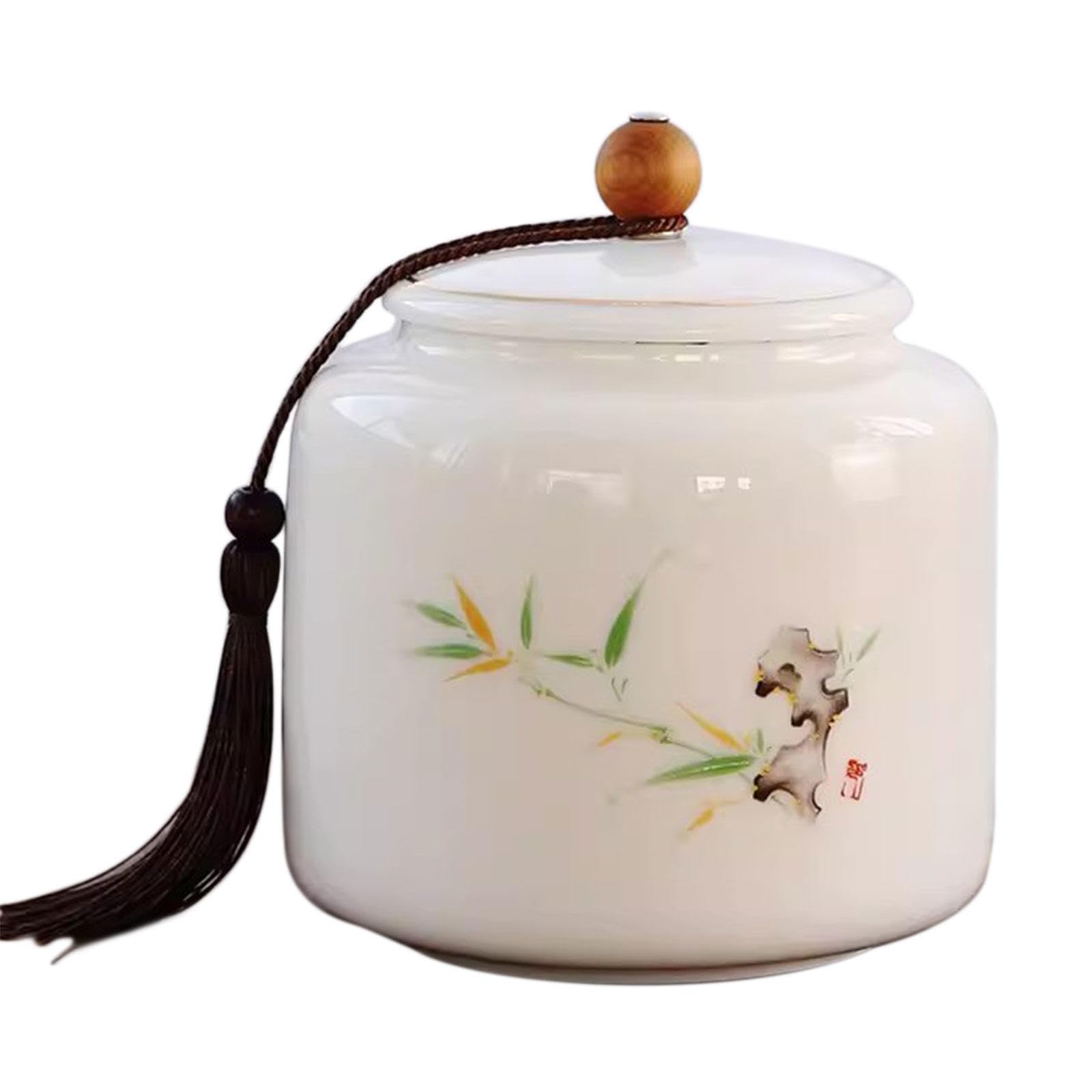GPDNBIEU Ceramic urns, Ceramic Adult Dog Cat Ash Holders Small Memorial Funeral Urn for Sharing Ashes(B)