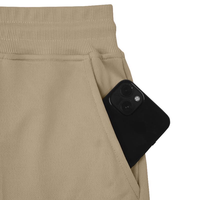 Cargo Pants for Men Elastic Waist Drawstring Casual Hiking Pants Joggers Athletic Fall Winter Baggy Sweatpants4