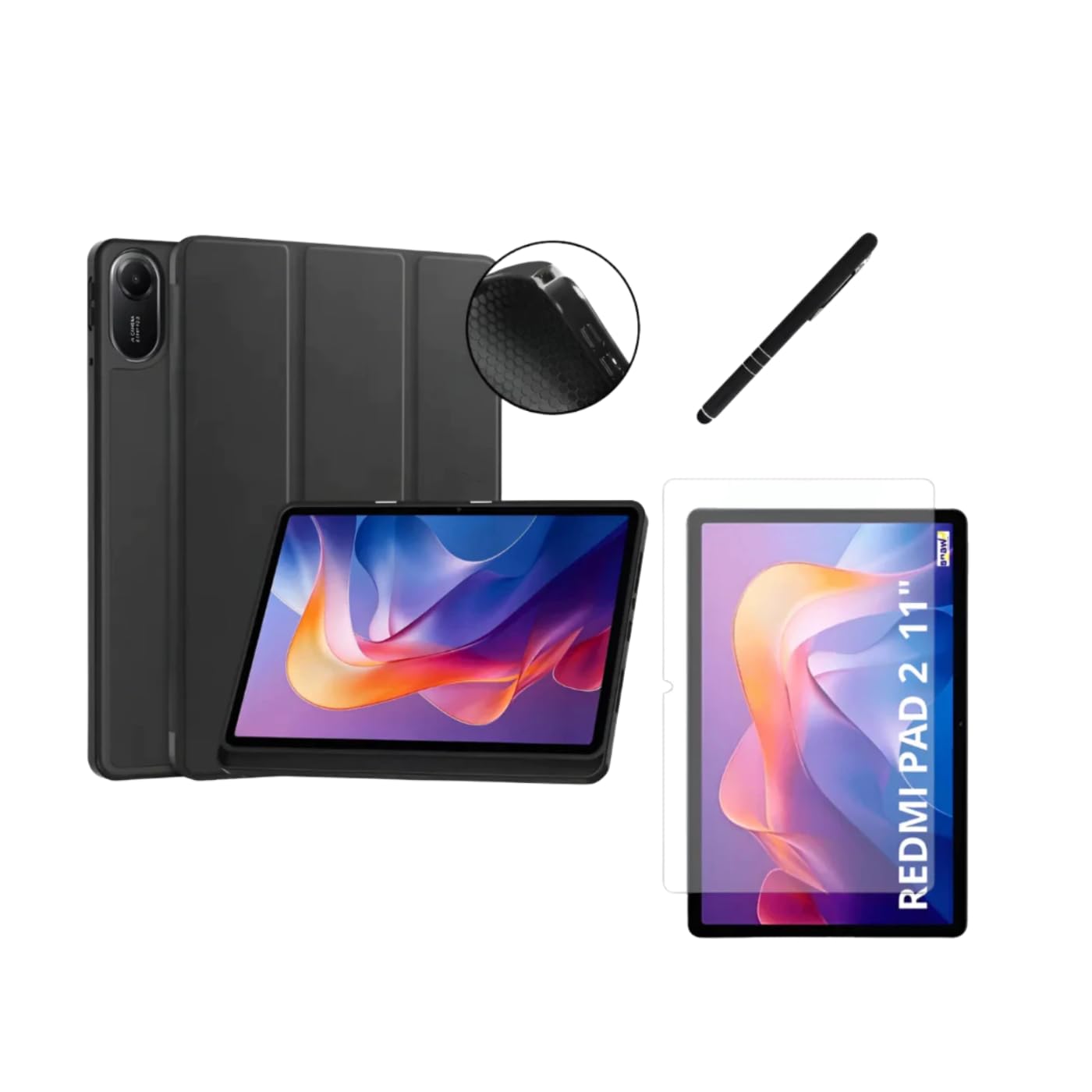 Kit Completo Capa Case Tablet Para Xiaomi Redmi Pad 2 2025 +