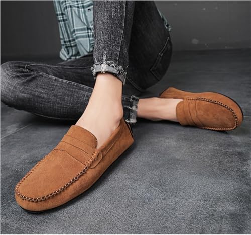 Mens Loafers Shoe Loafers Solid Colors Simple Faux Leather Anti-Slip Slip Resistant Flexible Wedding Slip-on2