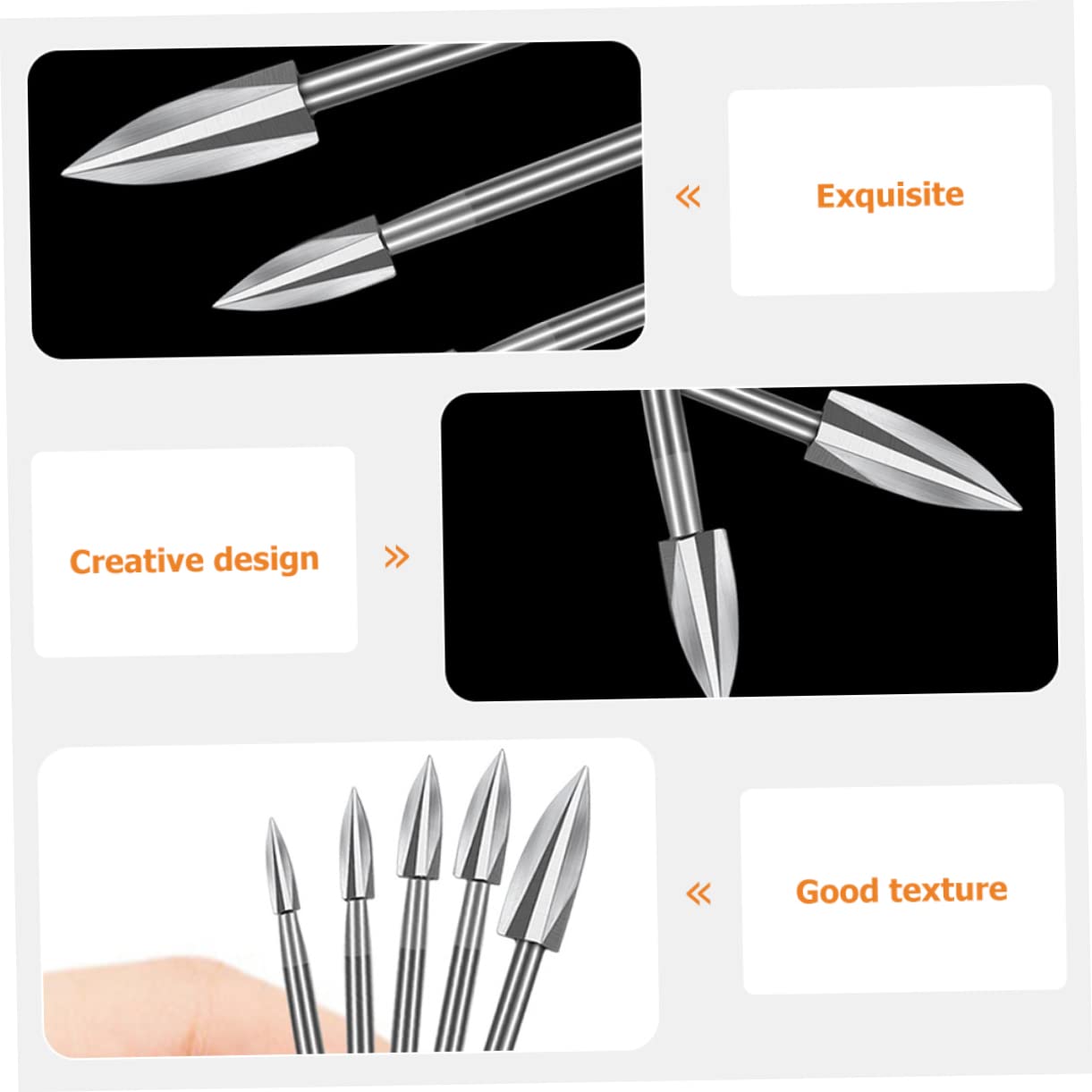 SHINEOFI 4 set Set Di Punte Per Trapano Elettrico Per Lavorazione Del Legno Accessori Fai Da Te Per Lavorazione Del Legno Kit Per Trapano Punte Per Trapano Utensili Per 5 pezzi*4