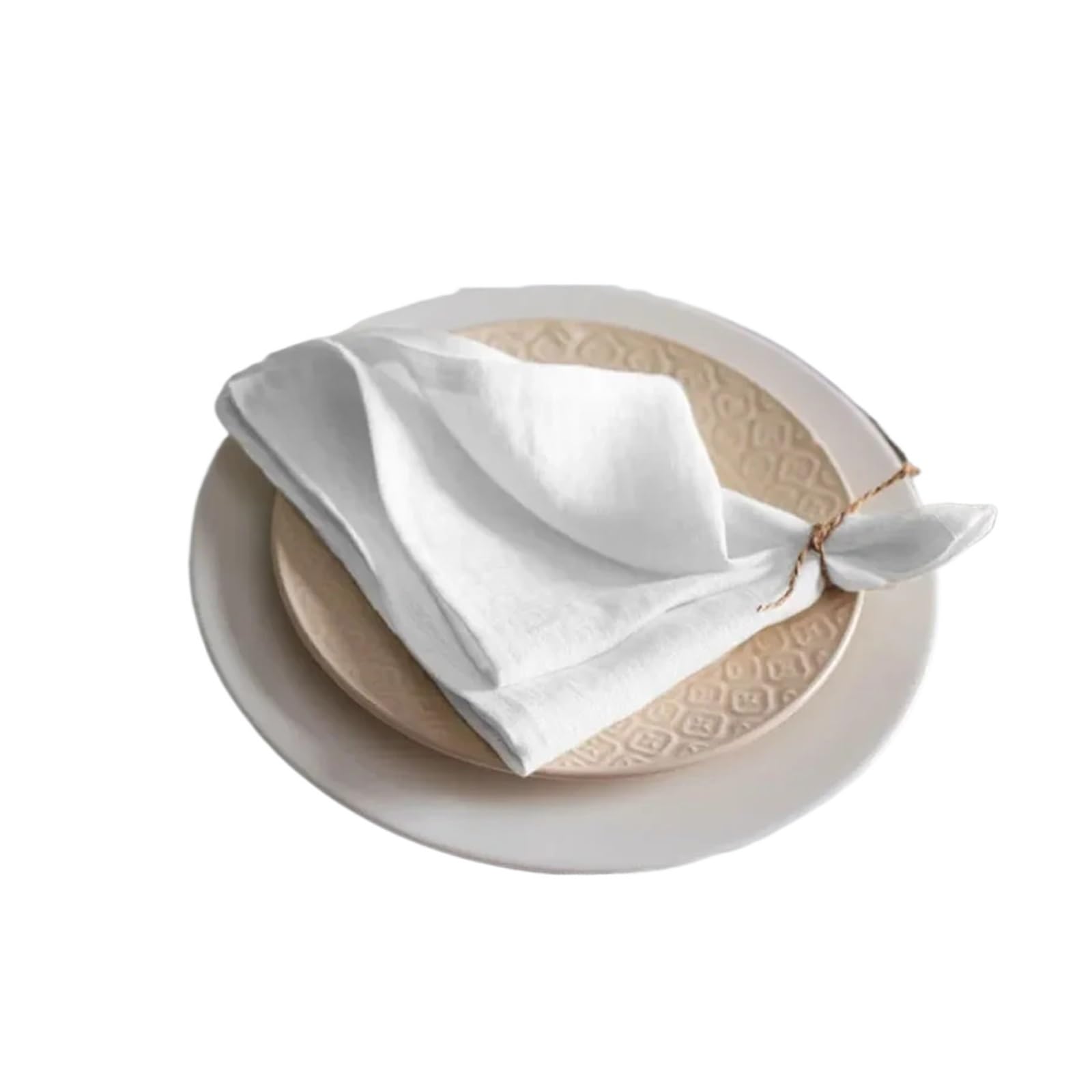 Napkins Cloth Linen Napkins Restaurant Wedding Dinner Solid Color Cloth Pure Classical Custom Home Table Napkin(Color03-40X40CM-4pcs)