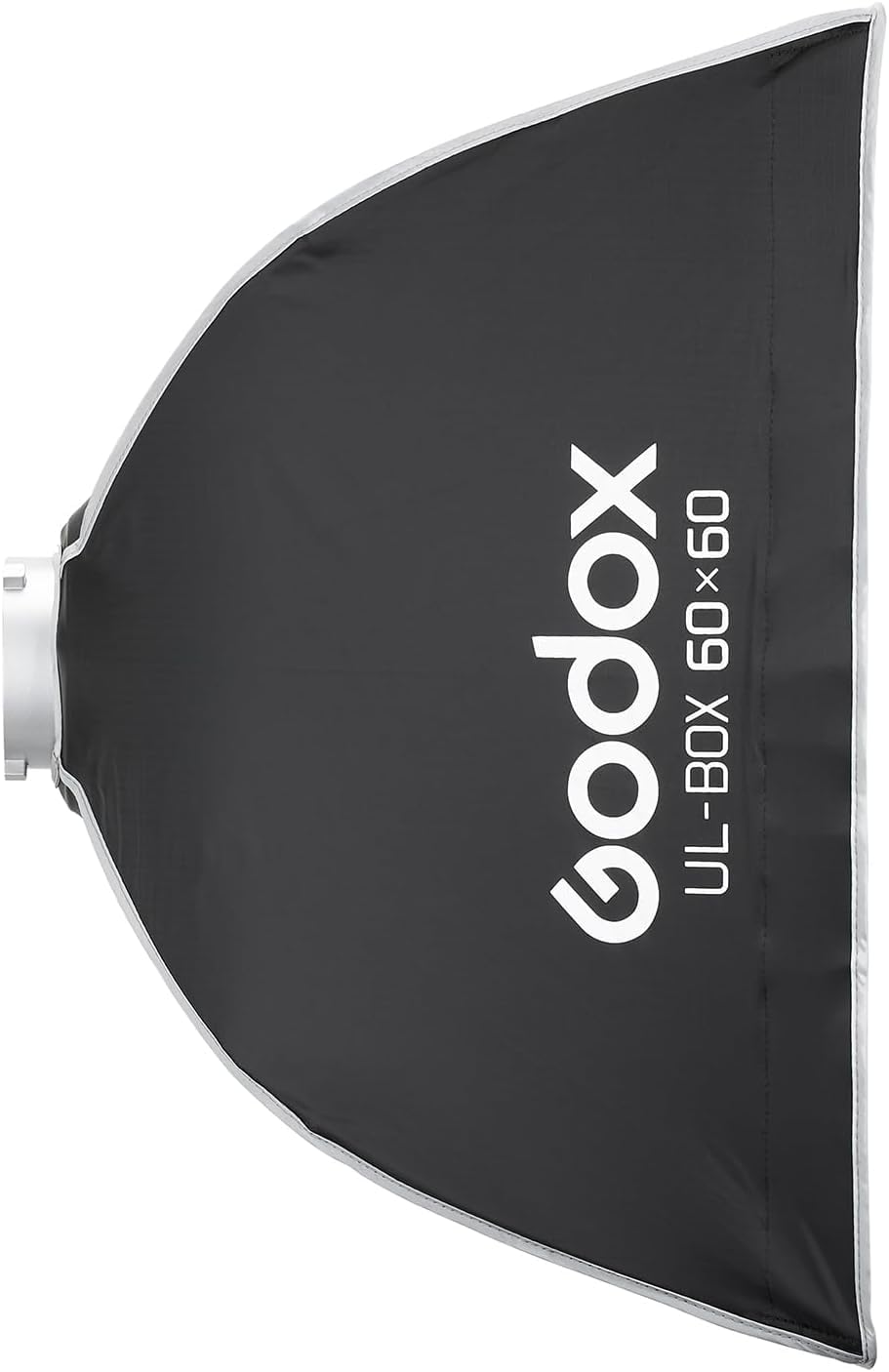 Godox 24" Square Softbox Quick Release, UL 60x60cm Universal Bowens Mount Soft Box Fast Setup for Studio Photography, Streaming, Video Lights with Diffusers/Honeycomb Grid/Diffuser Plate