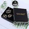 Gacimy Small 14K Gold Plated Hoop Earrings for Women, 14K Gold Plated Hoops with 925 Sterling Silvertone Post, Yellow Color 14 16 20mm Small Earrings for Women #5