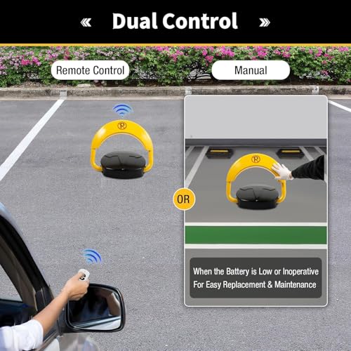 Marre des vols de place ? Borne de stationnement pliable télécommandée pour parking privé - 5