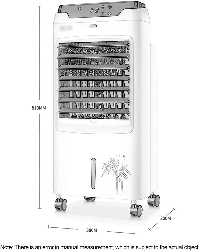 Air Coolers Evaporative Coolers Portable Evaporative Small Misting Humidifier Air Conditioner Fan and Bladeless Noiseless Fan for Office Dorm Room(Free Ice Tray)