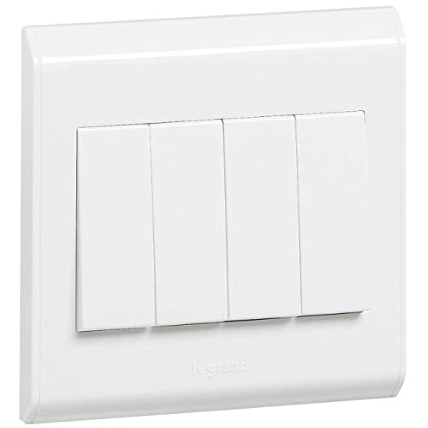 Legrand Belanko Single Pole Switch - 4 Gang - 2-Way - 10 A 250 V - 617007