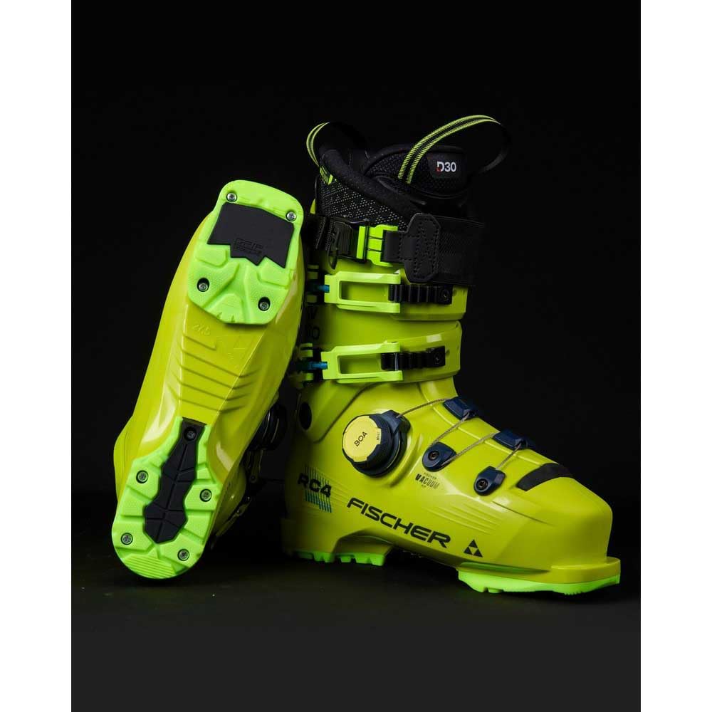 Fischer RC4 130 LV VAC BOA Scarponi da sci - MP 28-28,5 - Giallo - per le massime prestazioni