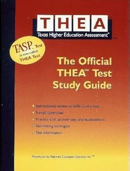 Paperback THEA, The Official THEA Study Guide (Texas Higher Education Assessment) Book