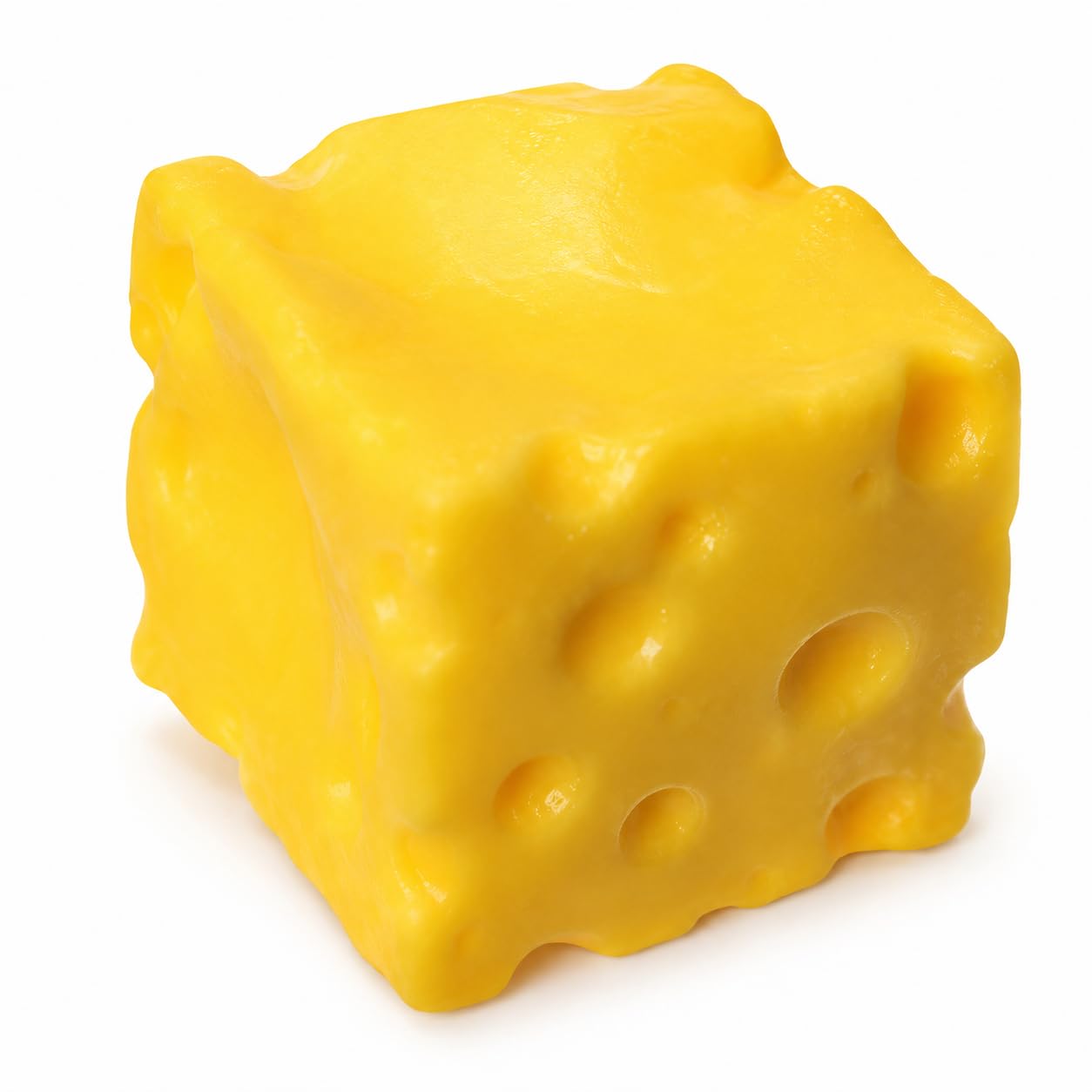 Cheese Squishy Stress Ball,Cheese Squishy Sensory Toy, Slow Rebound Squeeze Ball Fidget Toy for Stress Relief, Realistic Soft Cheese Toy for Kids and Adults, Office Desk Gift (5CM) — image 1