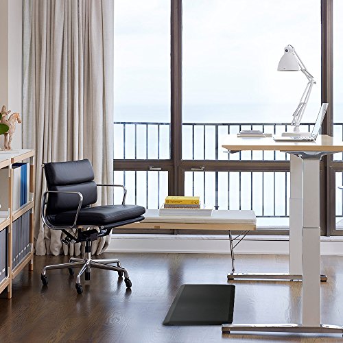 Buhbo Ergo Comfort Series Anti-Fatigue Floor Mat For Office, Kitchen, Standing Desk, Garage (20"X32") Coffee Brown Checker #TOP5